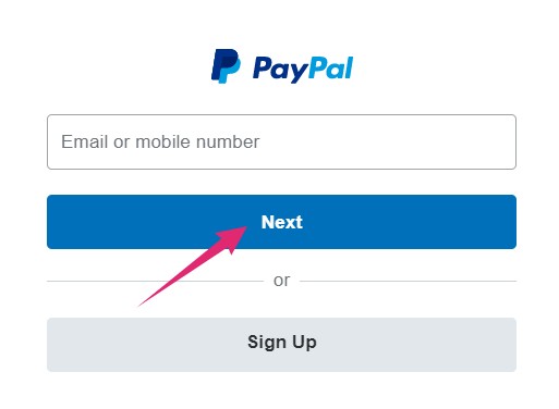 Paypal Sign In